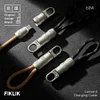 Two-In-One Lanyard Data Cable Portable Charging Cable PD Fast Charging Mobile Phone Short Line Braided Mobile Phone Dual C60W