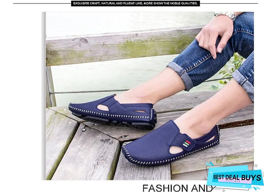 Men Breathable Casual Driving Boats Flats Loafers Shoes