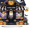2D flacher Halloween-Druck DIY Diamond Painting Desktop Ornament Kit für Wohnkultur