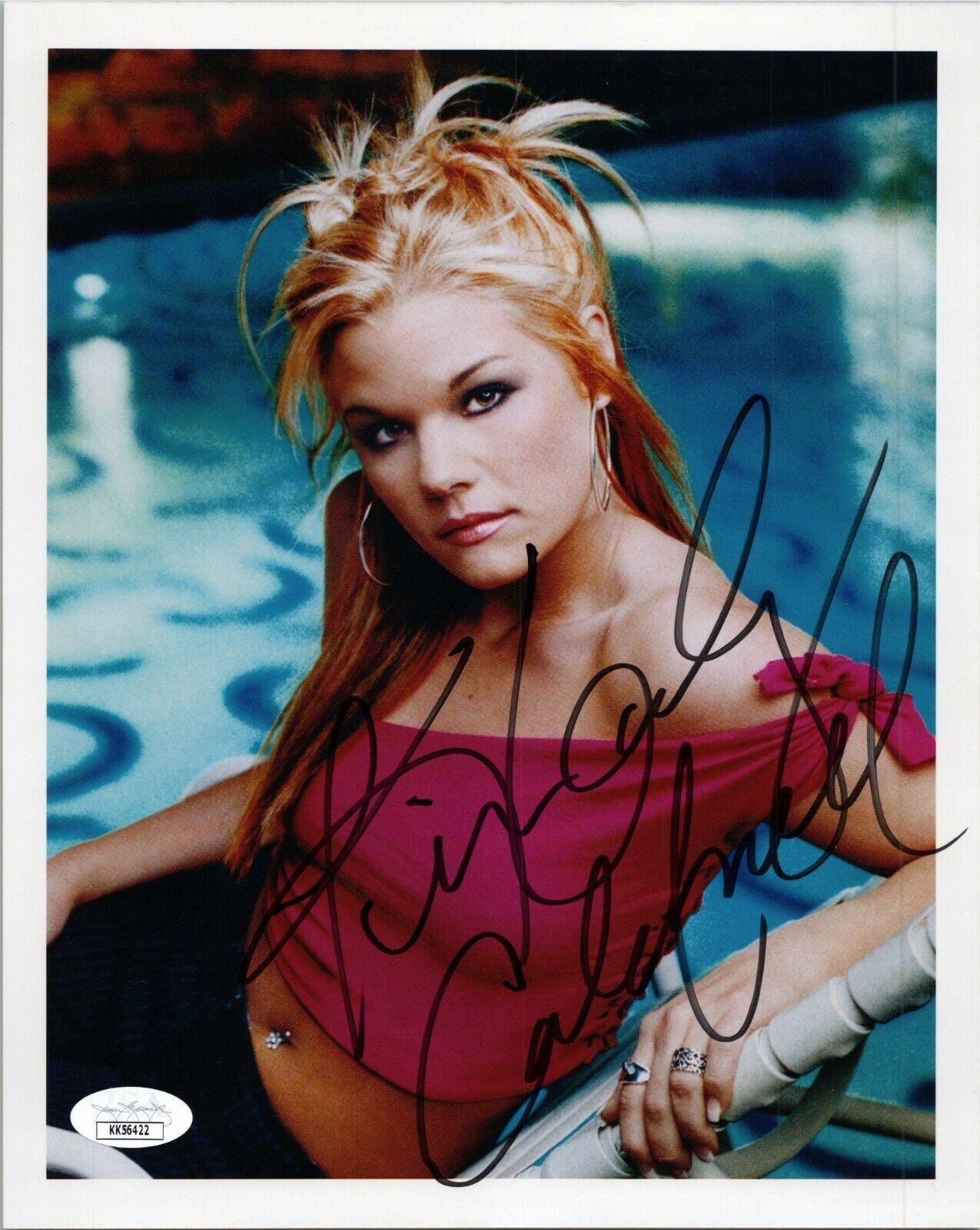 KIMBERLY CALDWELL Authentic Hand-Signed American Idol