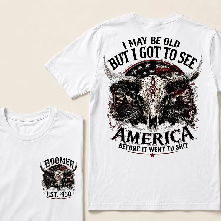 🦅 Custom Year "I MAY BE OLD BUT I GOT TO SEE AMERICA" Full Collection | T-Shirts, Hoodies, Sweatshirts