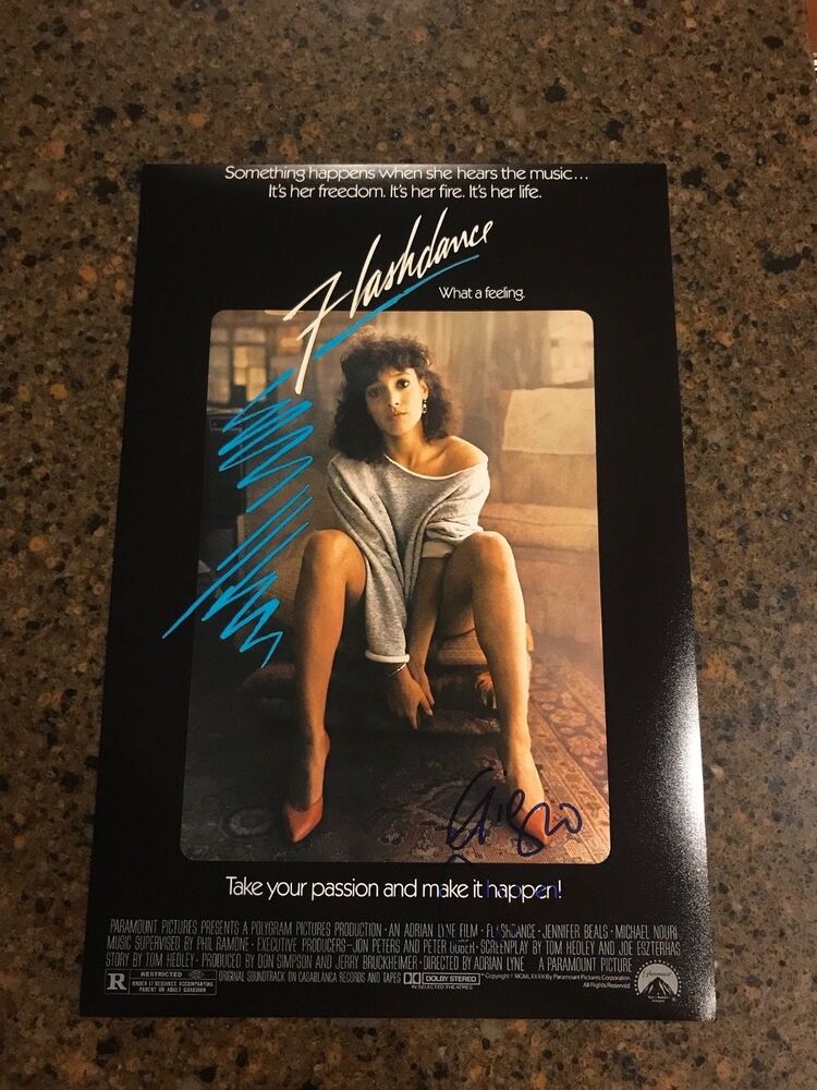 * GIORGIO MORODER * autographed signed 12x18 Photo Poster painting poster * FLASHDANCE * 1