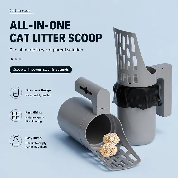 All-in-One Cat Litter Scoop
