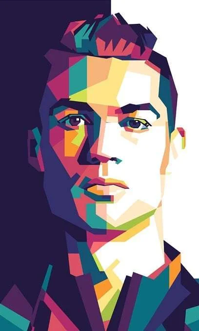 Cristiano Ronaldo On Pop Art - People Paint By Numbers