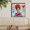Diamond Painting-DIY Full Round Drill Cartoon Girl(40x40cm)