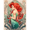 Princess Ariel-11CT Stamped Cross Stitch 50*65cm/19.69*25.59in(Big Size)