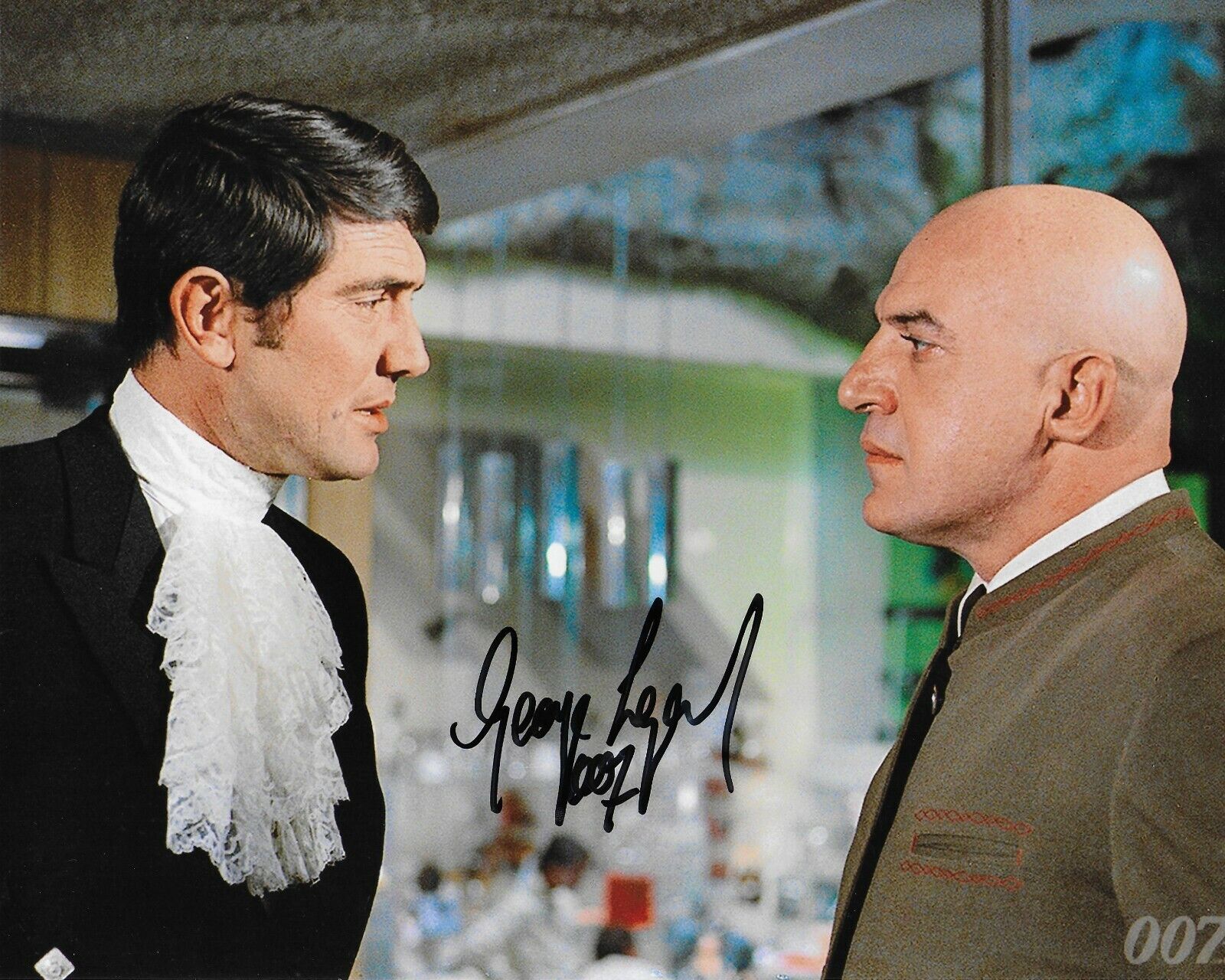 George Lazenby James Bond 007 Original Autographed 8X10 Photo Poster painting #34 signed @HShow