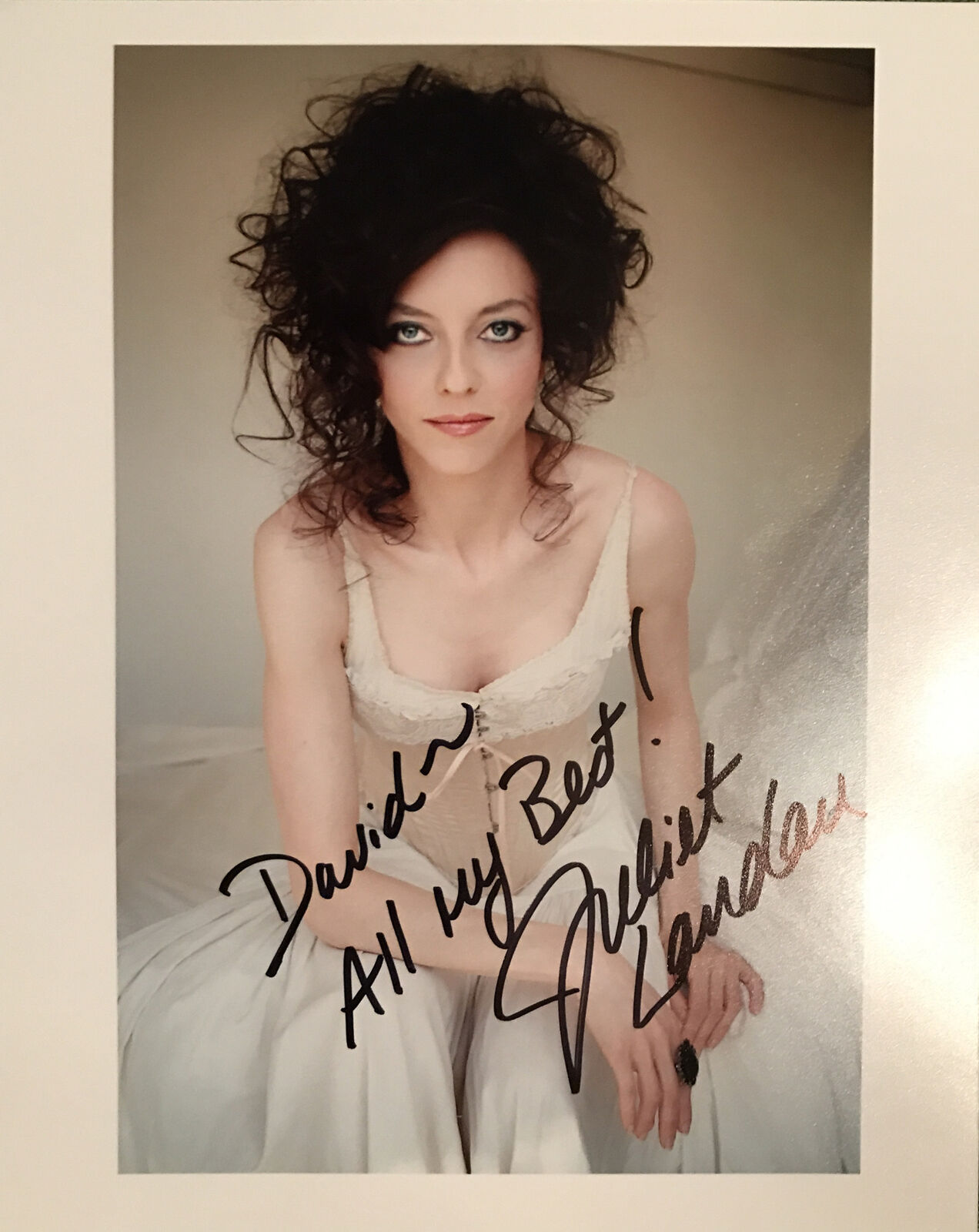 Sexy 8x10 Photo Poster painting Signed by Juliet Landau (Drusilla from Buffy the Vampire Slayer)