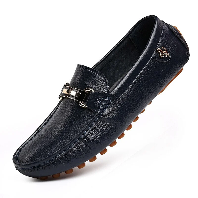 YRZL Size 48 Loafers Men Luxury Fashion Driving Black Loafers Male Slip on Shoes Comfy Casual Moccasins Men Loafers