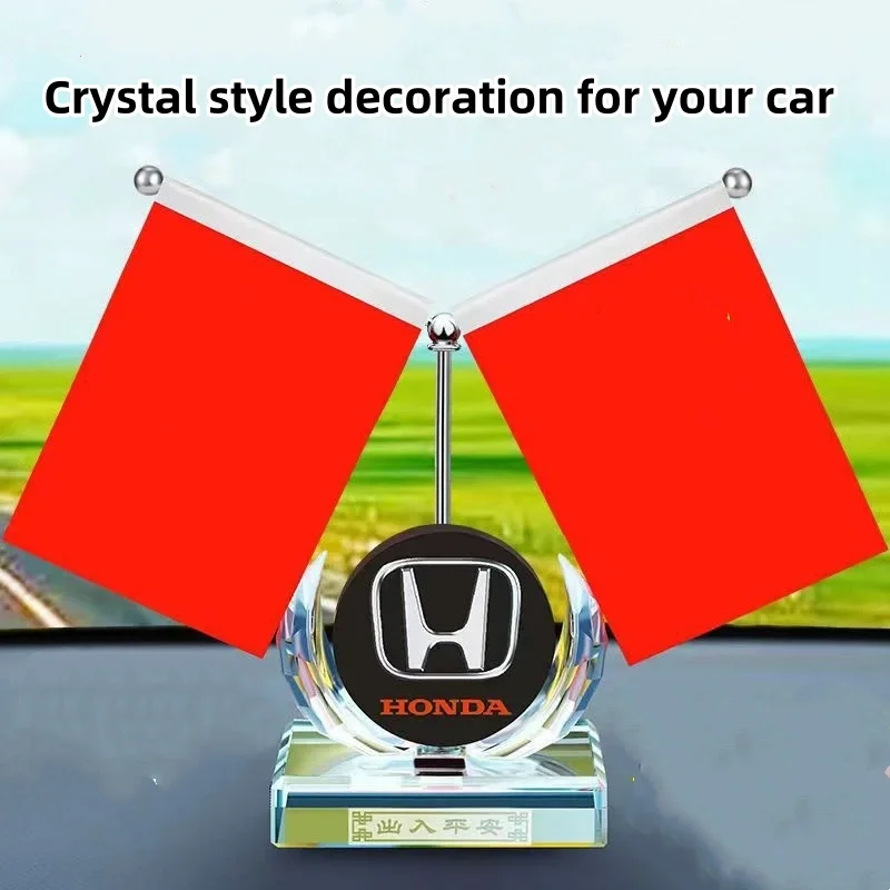 Car perfume ornaments-customized car logo, customized national flag