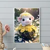 Diamond Painting -DIY Round Drill Basket Pig