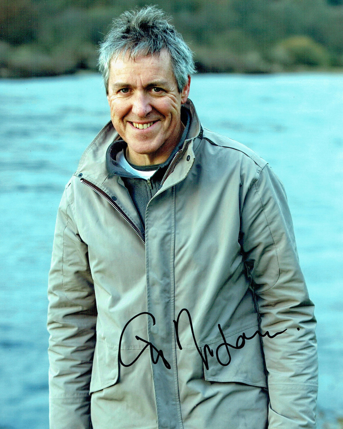 Griff Rhys JONES SIGNED Autograph 10x8 Photo Poster painting AFTAL COA Actor Writer Comedian