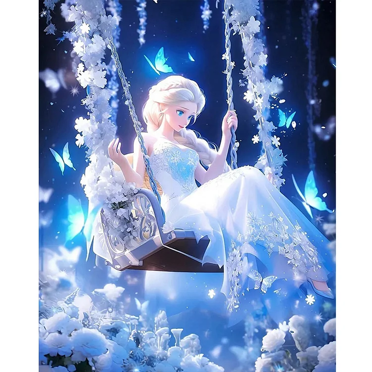 Full Round Diamond Painting - Princess Elsa 40*50CM