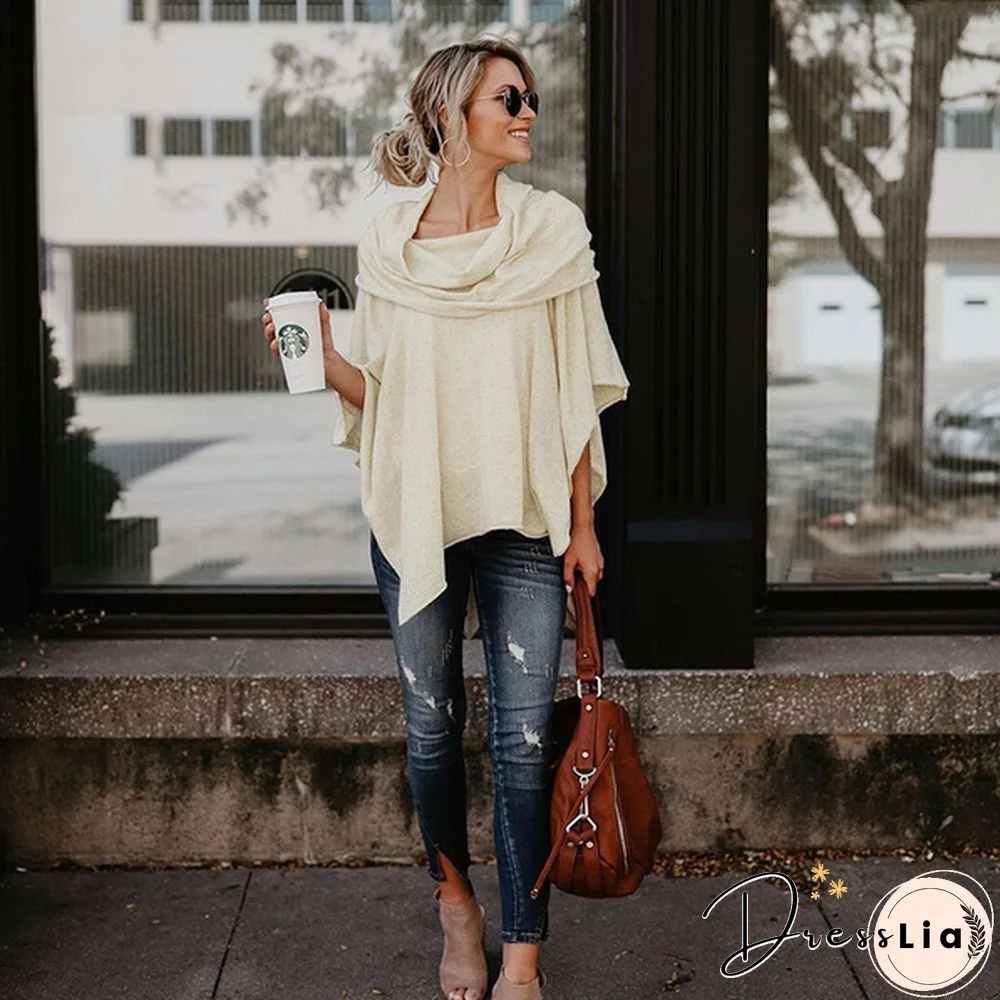 Sexy Women Gauffer Boat Neck Off Shoulder Loose Blouse Bat Sleeve Casual Shirts