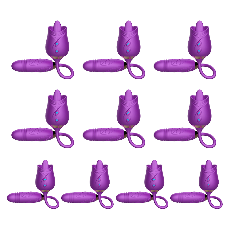 Wholesale The Flower Toy With Bullet Pro Purple