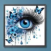 Oeil de l&rsquo;&acirc;me-peinture sp&eacute;ciale diamant partiel-30*30cm