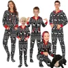 Family Matching Christmas Deer Pajamas Jumpsuits Set Family Look