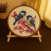Blossom Birds Bead Embroidery Kit Pre-Printed Bead Cross stitch