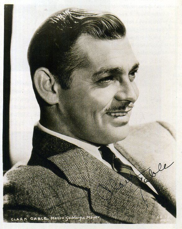 CLARK GABLE Stunning Signed Photo Poster paintinggraph - Film Star Actor - preprint