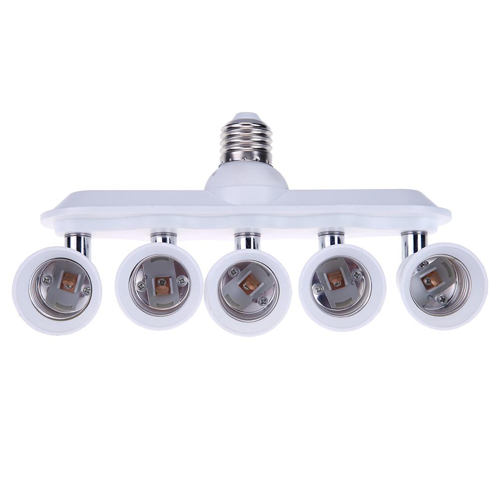 

E27/E26 to 5 E27/26 Universal Conversion Socket Head for Bulbs Light, 501 Original