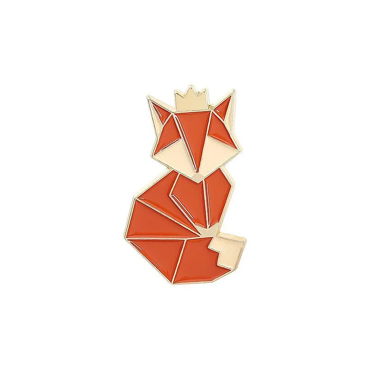 Cute Fox Animal Cowboy Pins