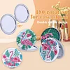 Diamond painting Flamingo Mirror