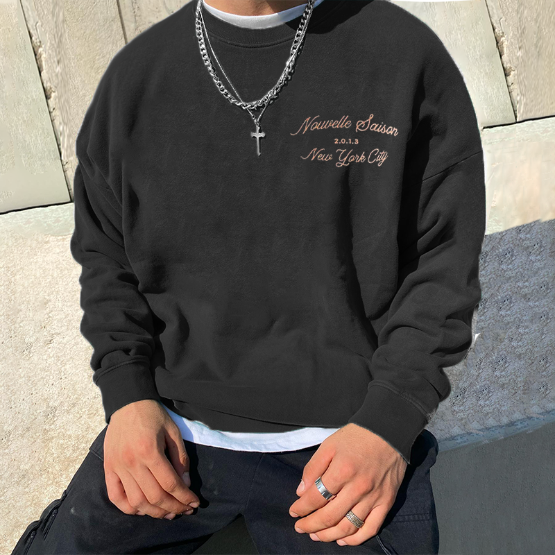 New York City Printed Men's Sweatshirt