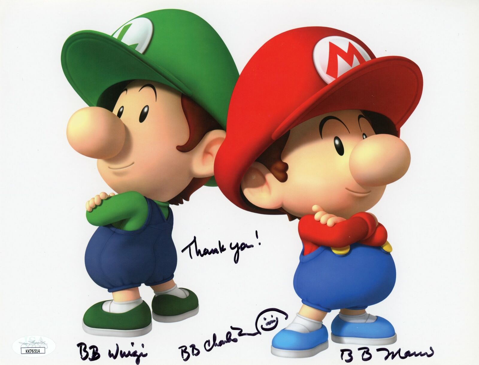 Charles Martinet Super Mario 8x10 Photo Poster painting Signed Autograph JSA Certified COA Auto