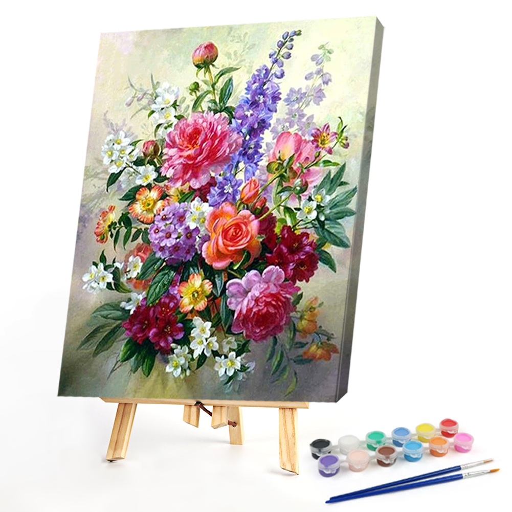 

40*50CM - Paint By Numbers - Bouquet Of Roses, 501 Original