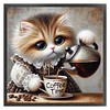 Cat-Full Embroidery 3 Strands 11CT Stamped Cross Stitch-40*40CM