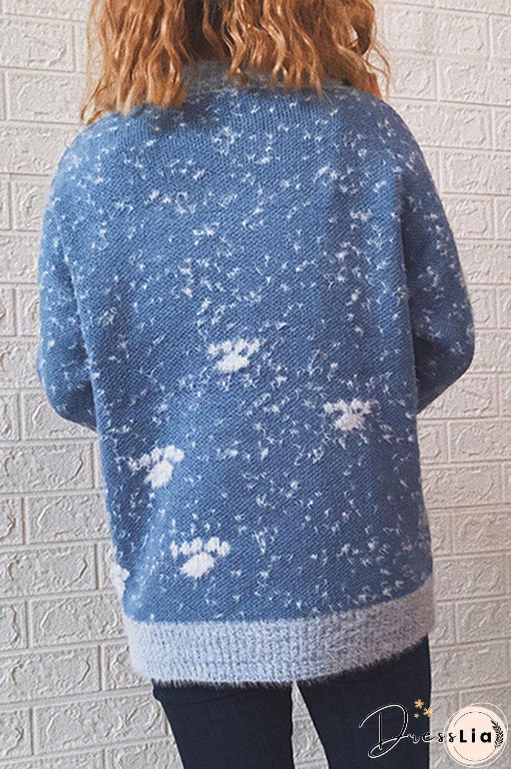 Casual Wapiti Split Joint  Contrast O Neck Tops