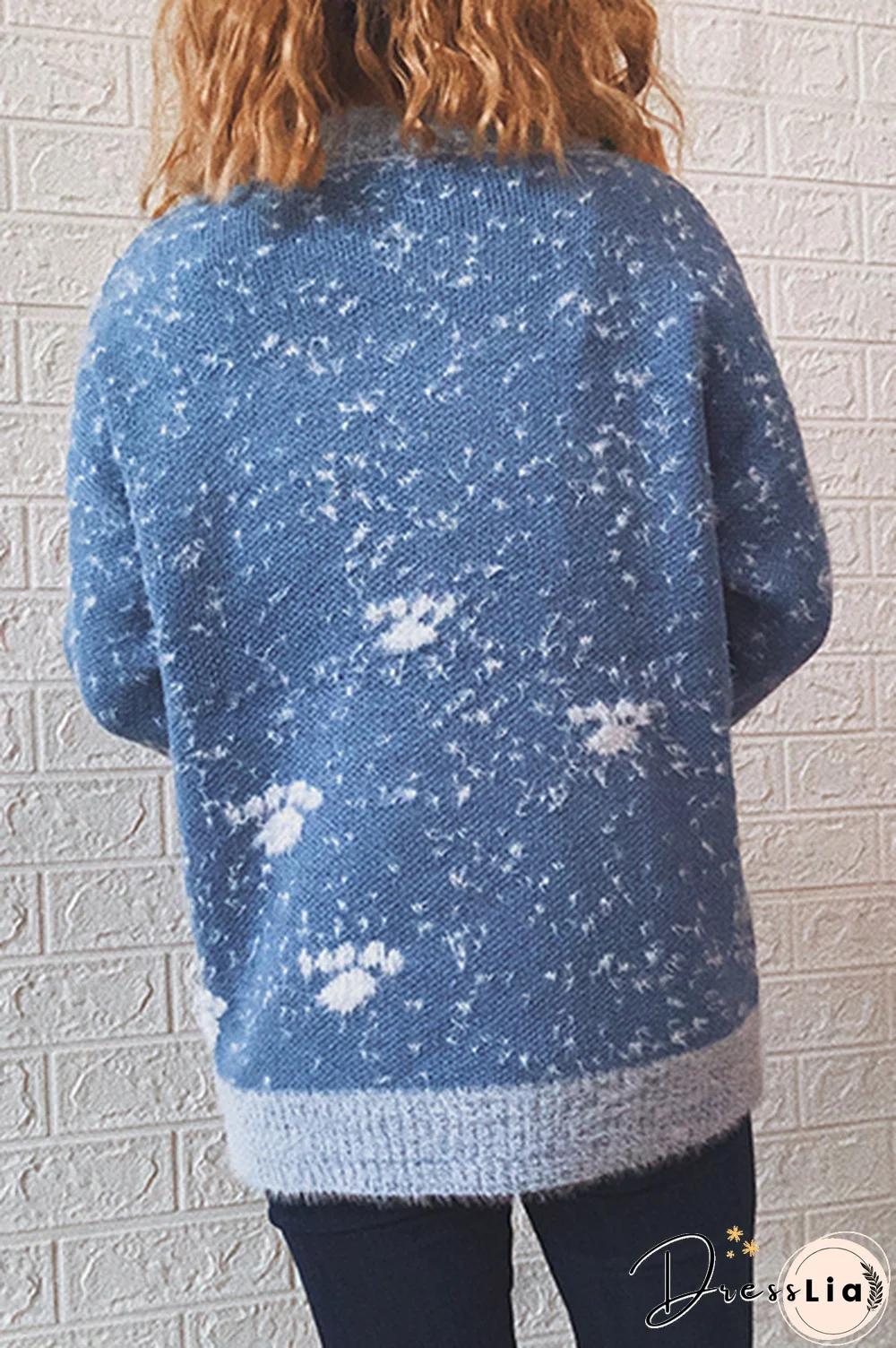 Casual Wapiti Split Joint  Contrast O Neck Tops