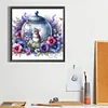 (30*30cm)Flowers Hamster - Square AB Drill Diamond Painting
