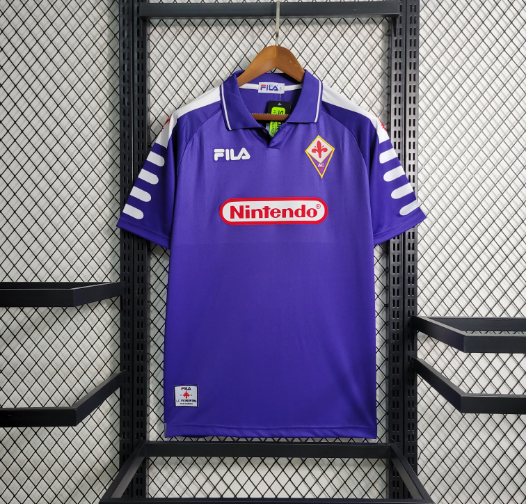 Retro 98-99 Florence Fiorentina Home Thai Version Football Shirt