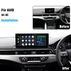 Ugode AUDI A4 A5 2017-2019 year Apple CarPlay Android Auto Display Monitor Upgrade Autoradio Stereo 