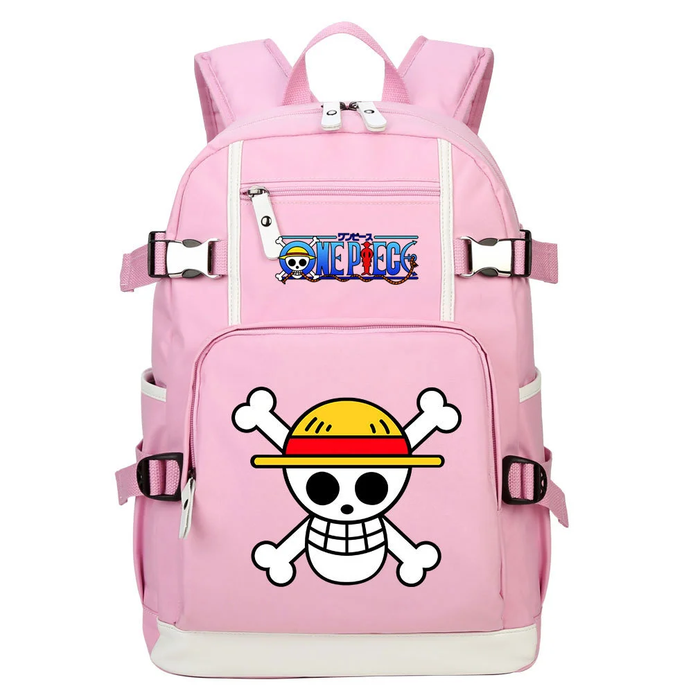 Large Capacity One Piece School Bag with Multiple Pockets - Fits 15-Inch Laptop