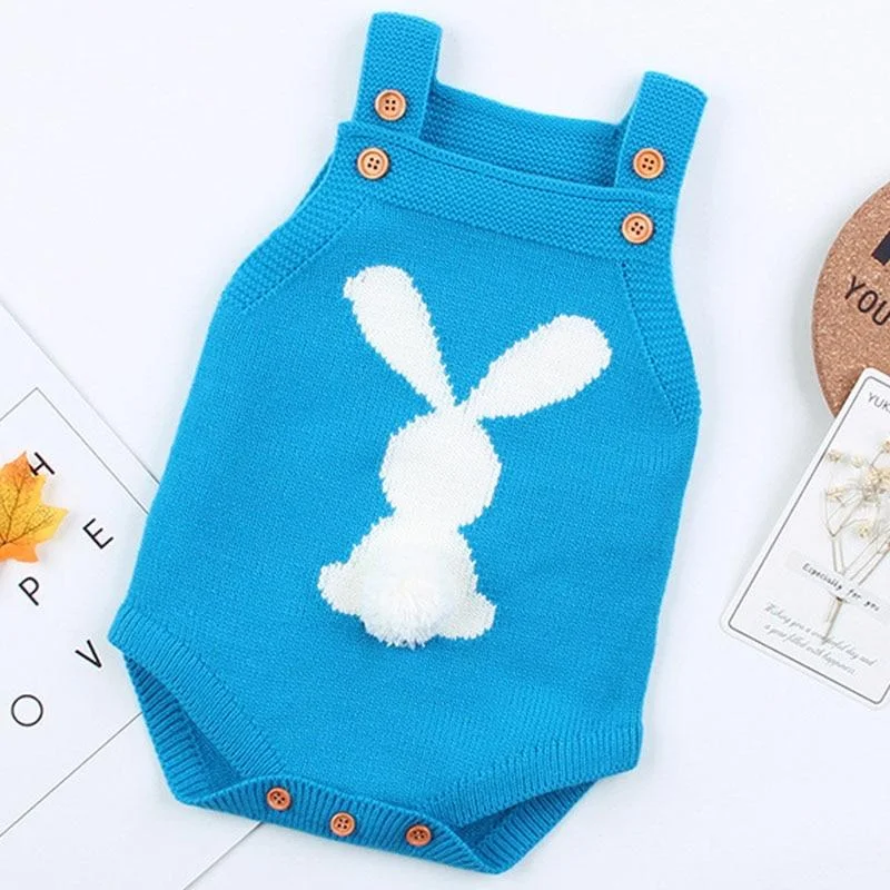 Baby Romper Jumpsuit Autumn Sweater Baby Knitted Sweater Jumpsuit Children Warm Clothing Fashion Jumpsuit