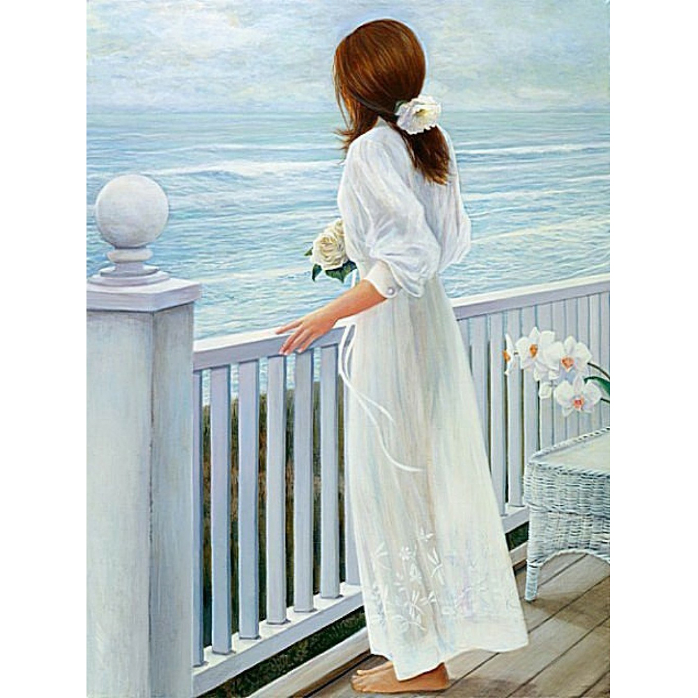 

Spring Breeze Girl - Square Drill Diamond Painting 40*50cm, Square diamond 40*50cm, 501 Original