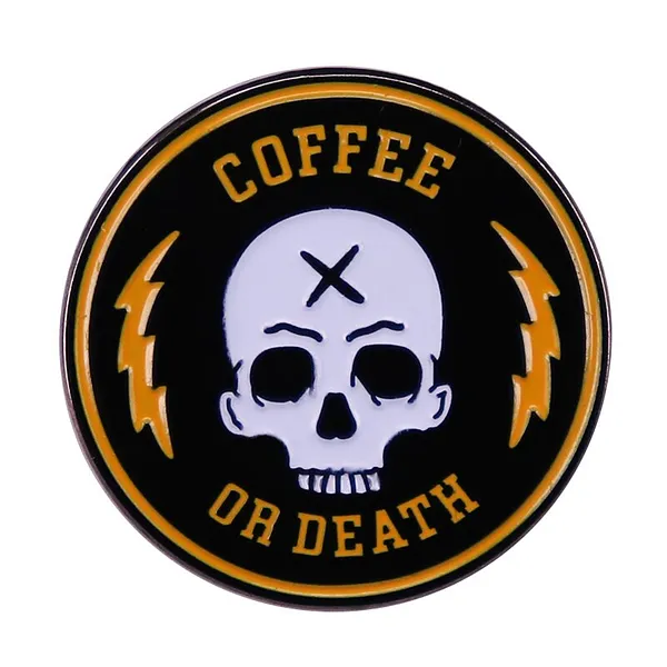 Foto del pin Café o Muerte
