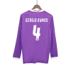 Vintage Soccer Jersey SERGIO RAMOS #4 Real Madrid Away Long Sleeve 2016/17