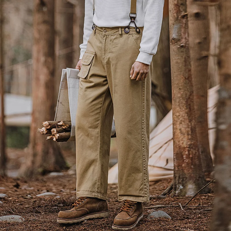 Vintage Tough Back Loose Cargo Casual Pants