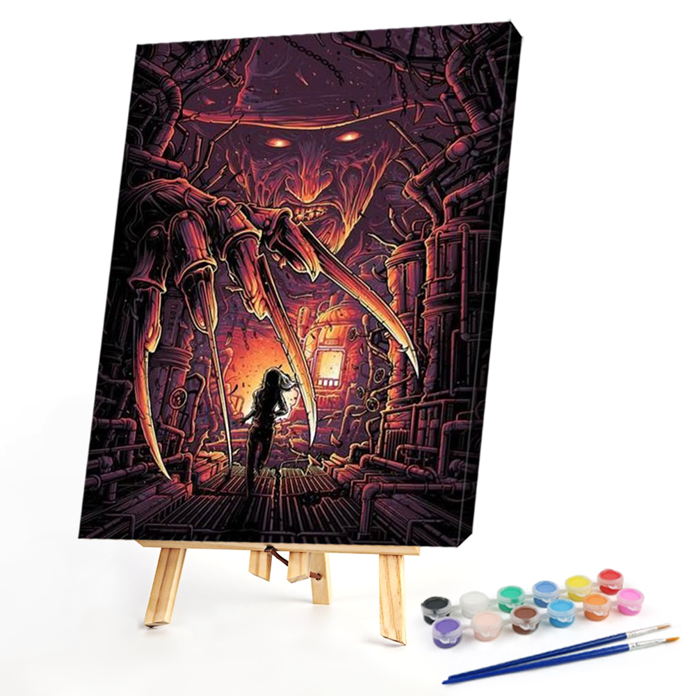 

40*50CM - Paint By Numbers - Horror Movies, 501 Original