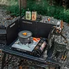 Outdoor Cassette Stove Windshield Camping IGT StorageFolding Thickened Desktop Stove Enclosure Windproof Ring