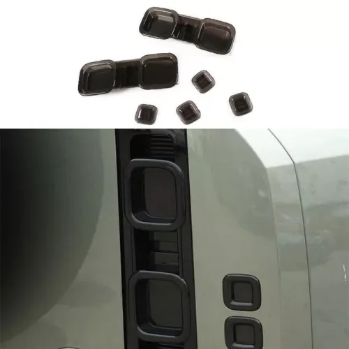 Dronehint Smoked Black For Land Rover Defender 2020-2023 Cover Trim Light Lamp Rear Tail (For: Land Rover) Parts