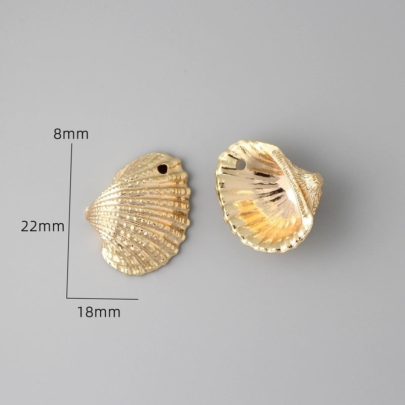 1 Piece Brass Conch Shell Jewelry Accessories Pendant