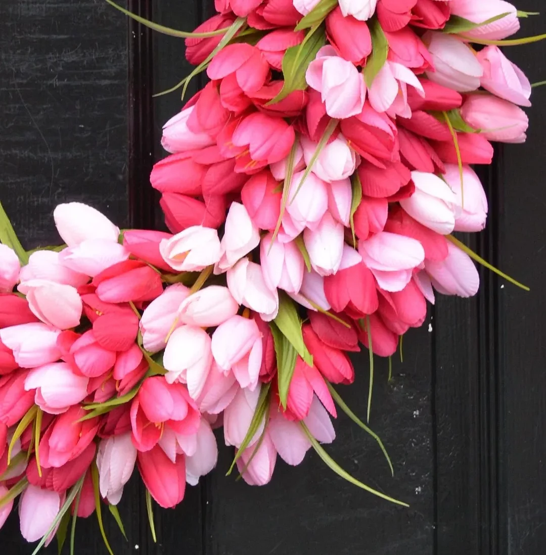 Colorful Tulip Spring Garland