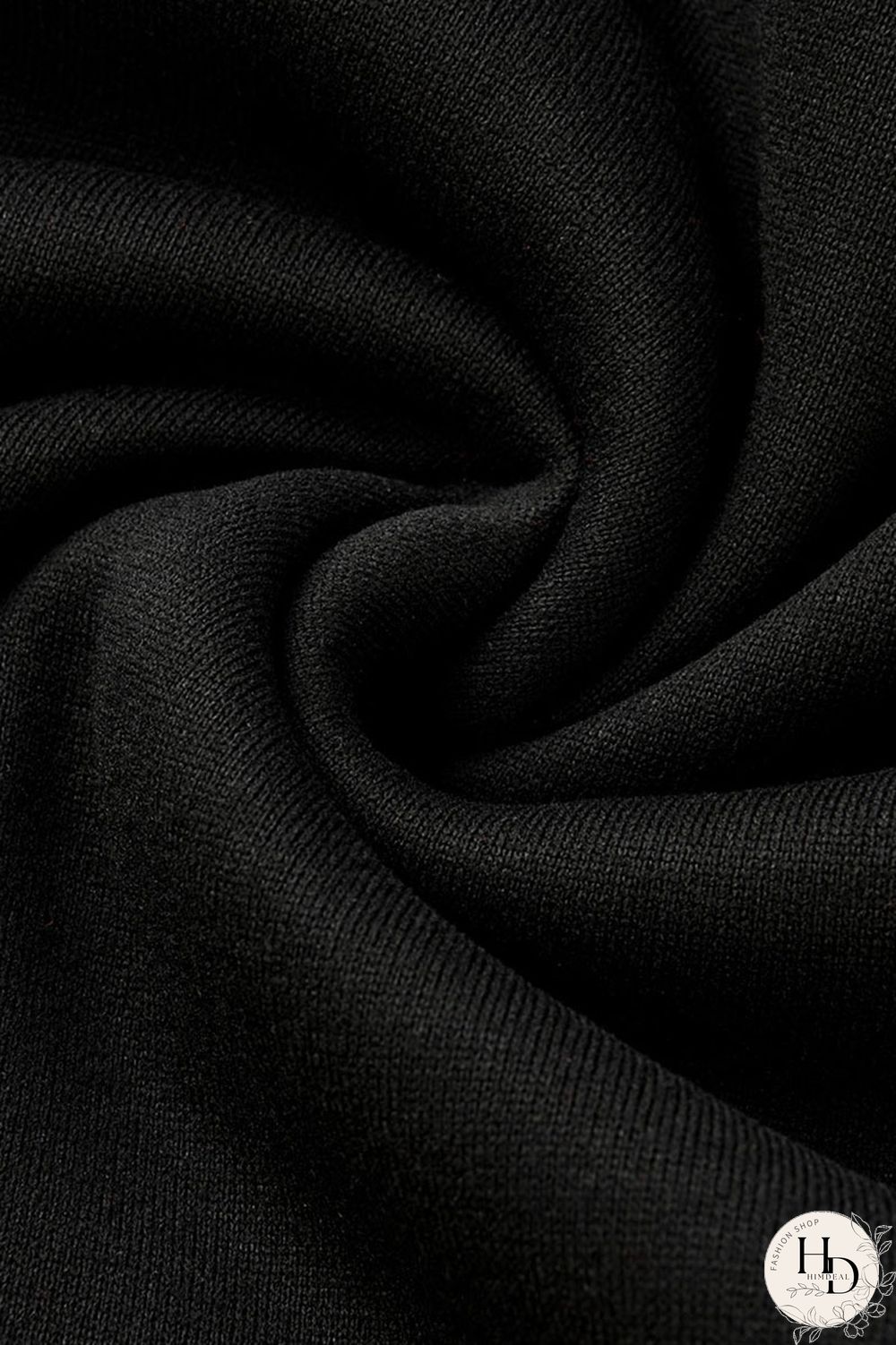 Black Fashion Casual Print Basic Hooded Collar Plus Size Two Pieces