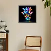 Glow-In-The-Dark Schmetterling - Rundbohrer Diamantmalerei - 30*30cm