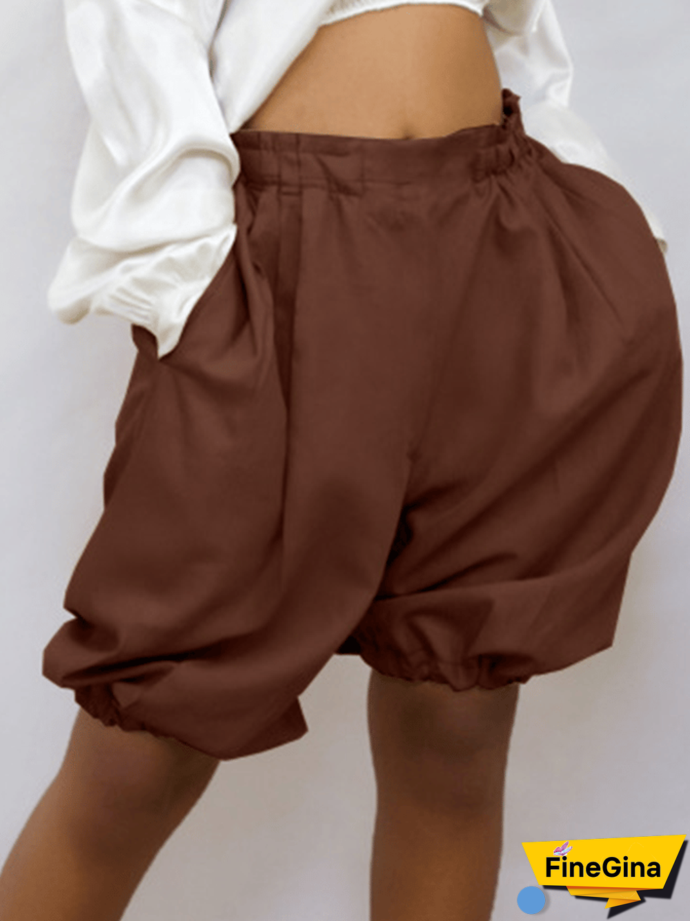 Women's Solid Pocket Bloomers