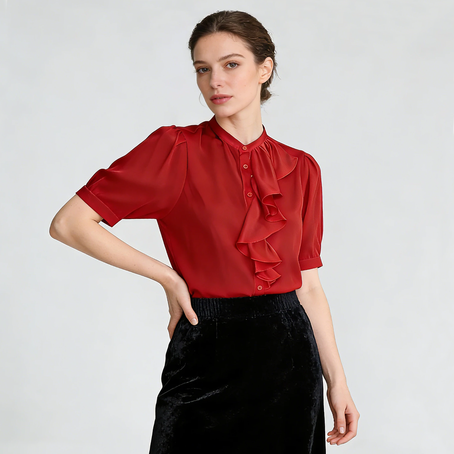 Summer Chic Silk Shirt for Women REAL SILK LIFE